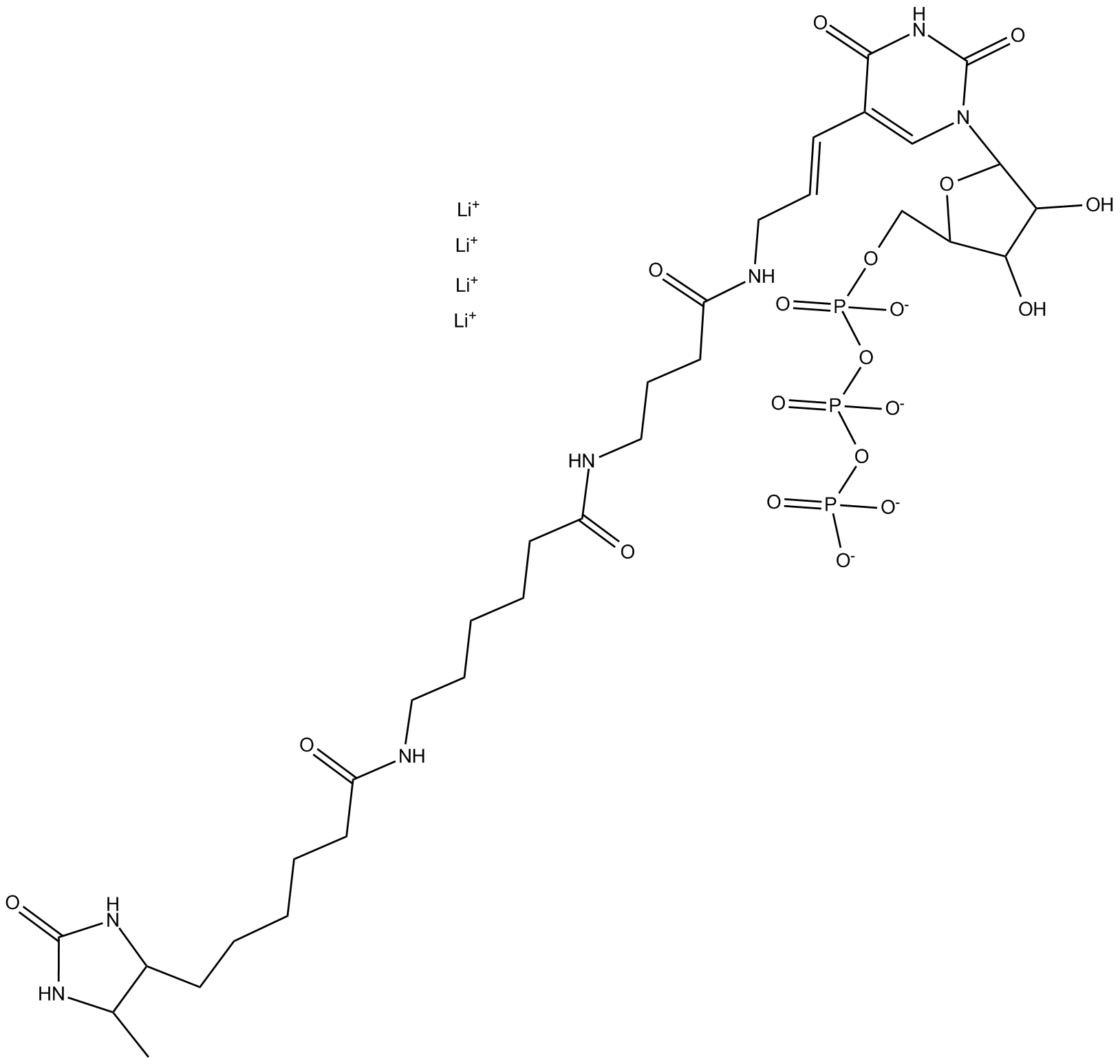 Desthiobiotin-16-UTP  Chemical Structure