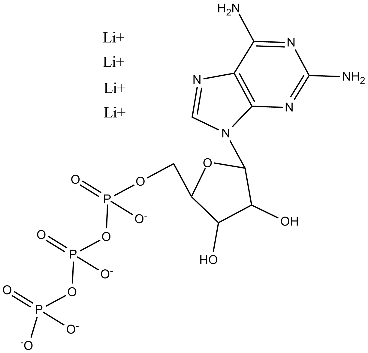 2-Amino-ATP  Chemical Structure