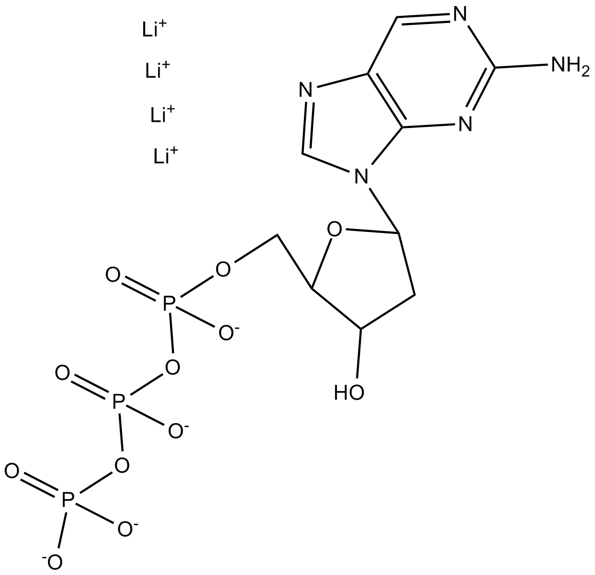 2-Aminopurine-drTP Chemische Struktur