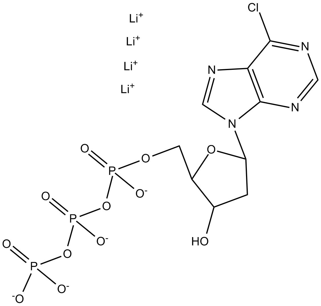 6-Cl-purine-drTP Chemische Struktur