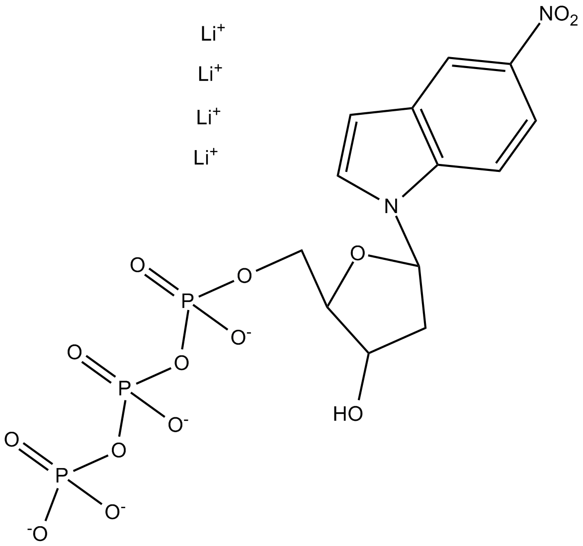5-Nitro-1-Indolyl-drTP  Chemical Structure