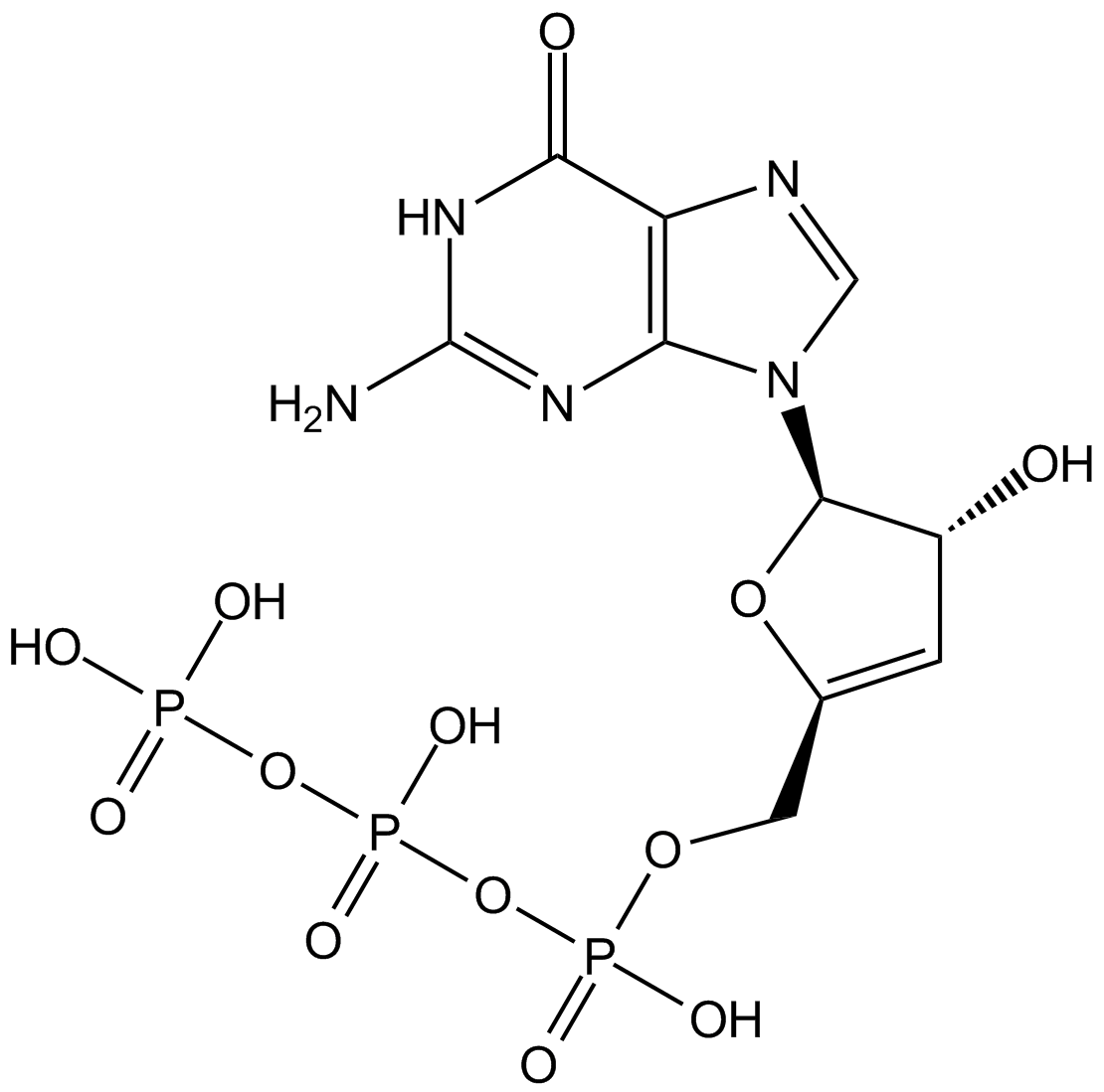 ddhGTP  Chemical Structure
