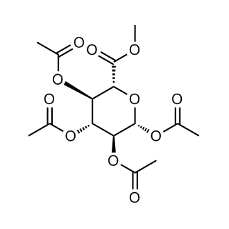 (2R,3S,4R,5R,6R)-6-(Methoxycarbonyl)tetrahydro-2H-pyran-2,3,4,5-tetrayltetraacetate  Chemical Structure