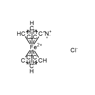 (Ferrocenylmethyl)trimethylammonium chloride  Chemical Structure