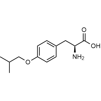 (S)-2-Amino-3-(4-isobutoxyphenyl)propanoic acid Chemische Struktur