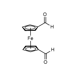 1,1'-Ferrocenedicarboxaldehyde  Chemical Structure