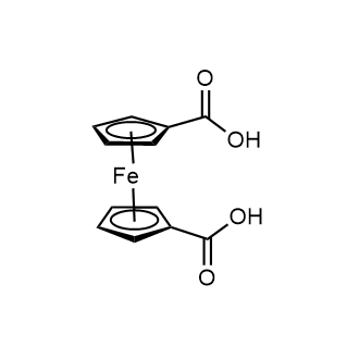 1,1′-Ferrocenedicarboxylic acid  Chemical Structure