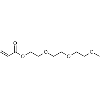2-(2-(2-Methoxyethoxy)ethoxy)ethyl acrylate  Chemical Structure