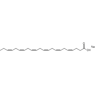 cis-4,7,10,13,16,19-Docosahexaenoic acid sodium salt 化学構造