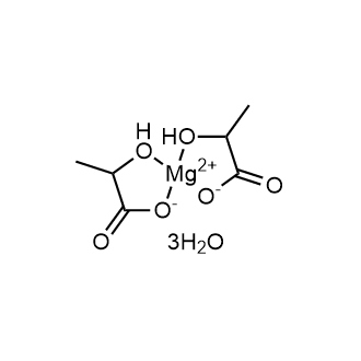 Magnesium 2-hydroxypropanoate trihydrate Chemical Structure