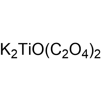 Potassium titanium oxide oxalate 化学構造