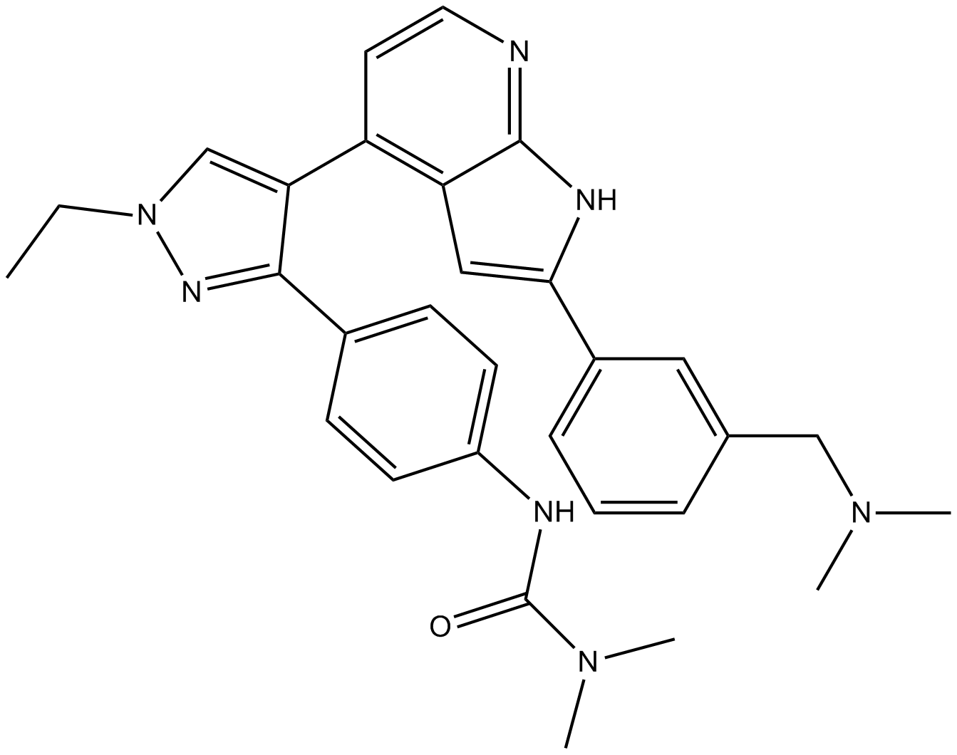 GSK1070916  Chemical Structure
