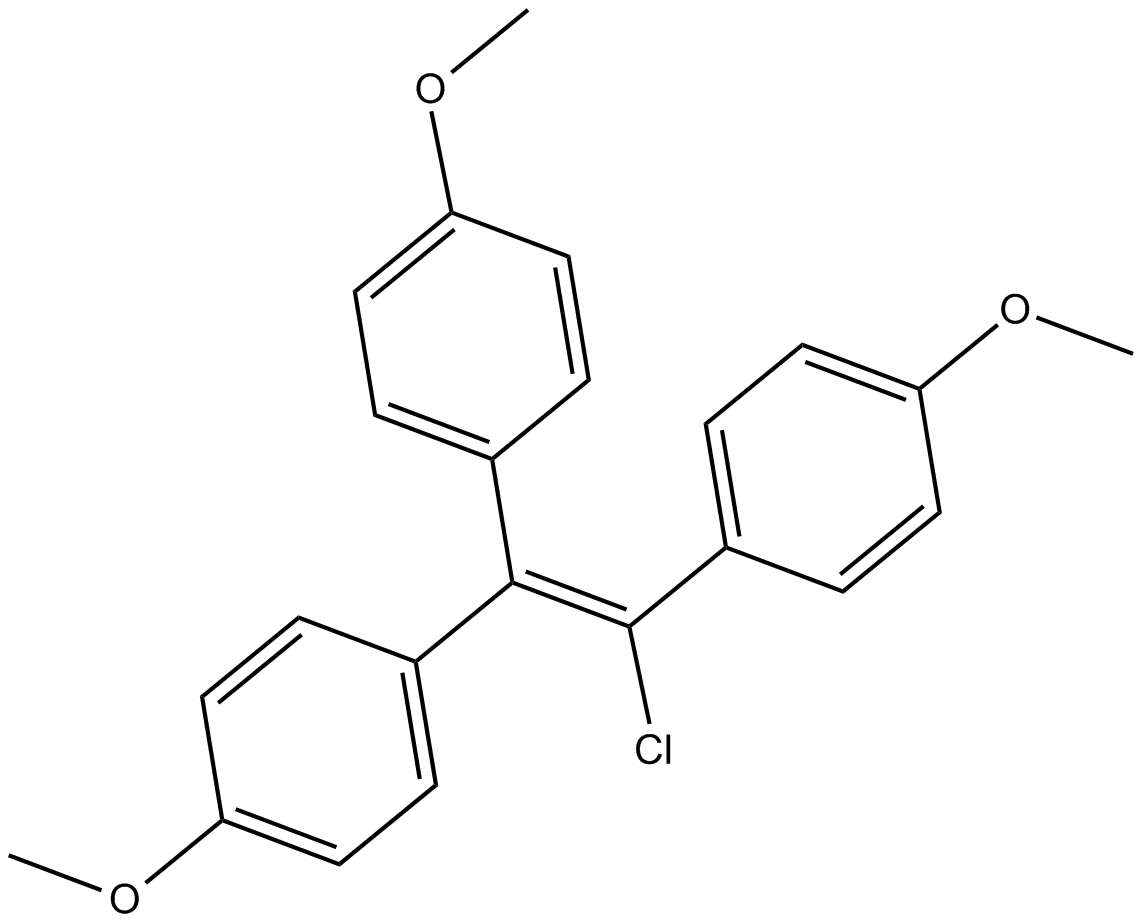 Chlorotrianisene  Chemical Structure