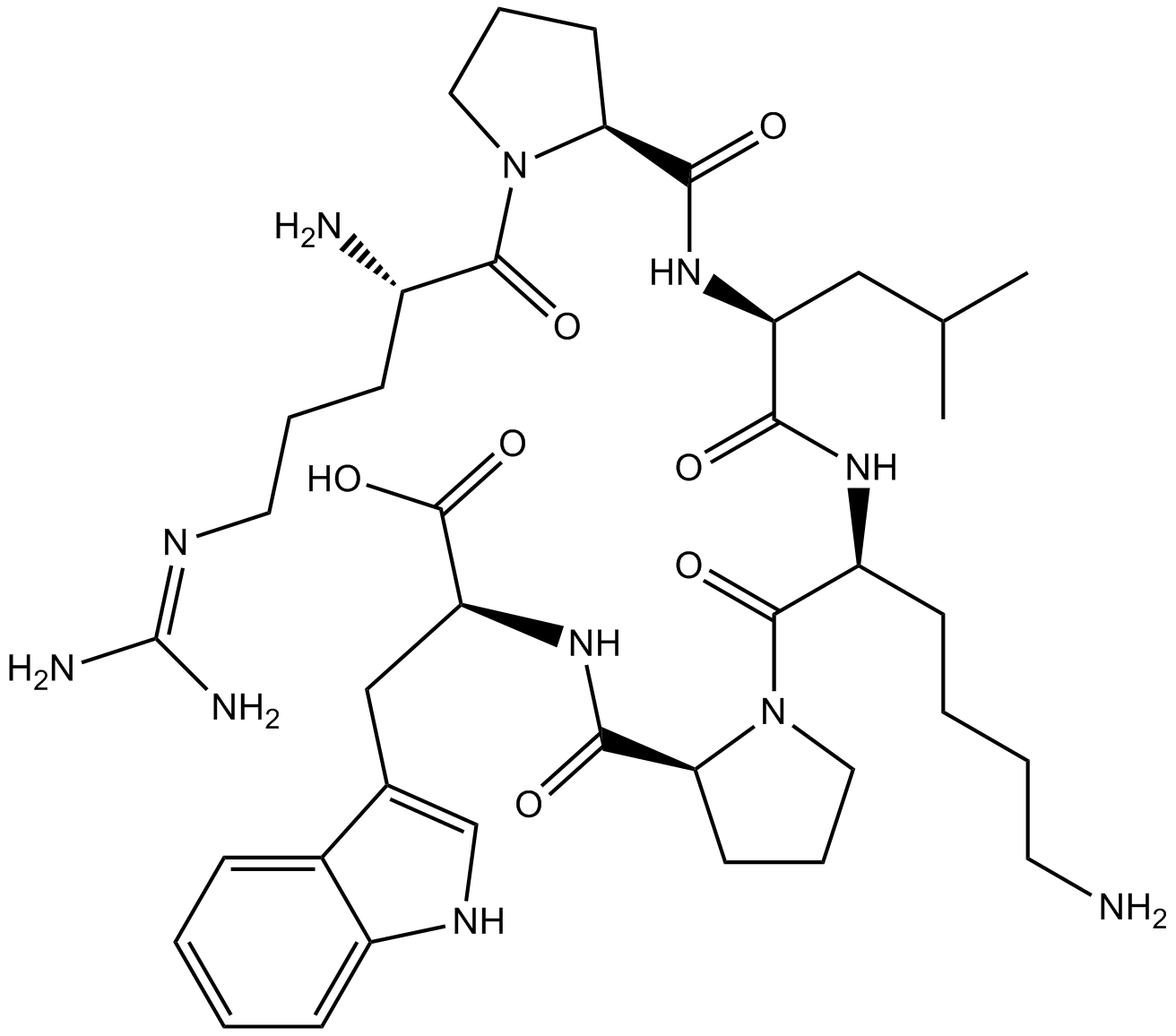 Novokinin 化学構造