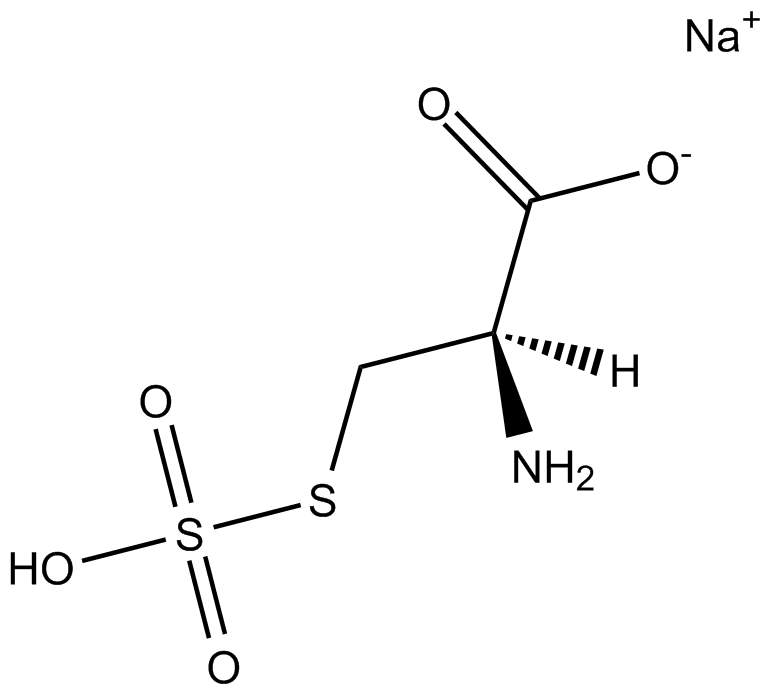 S-Sulfo-L-cysteine sodium salt 化学構造