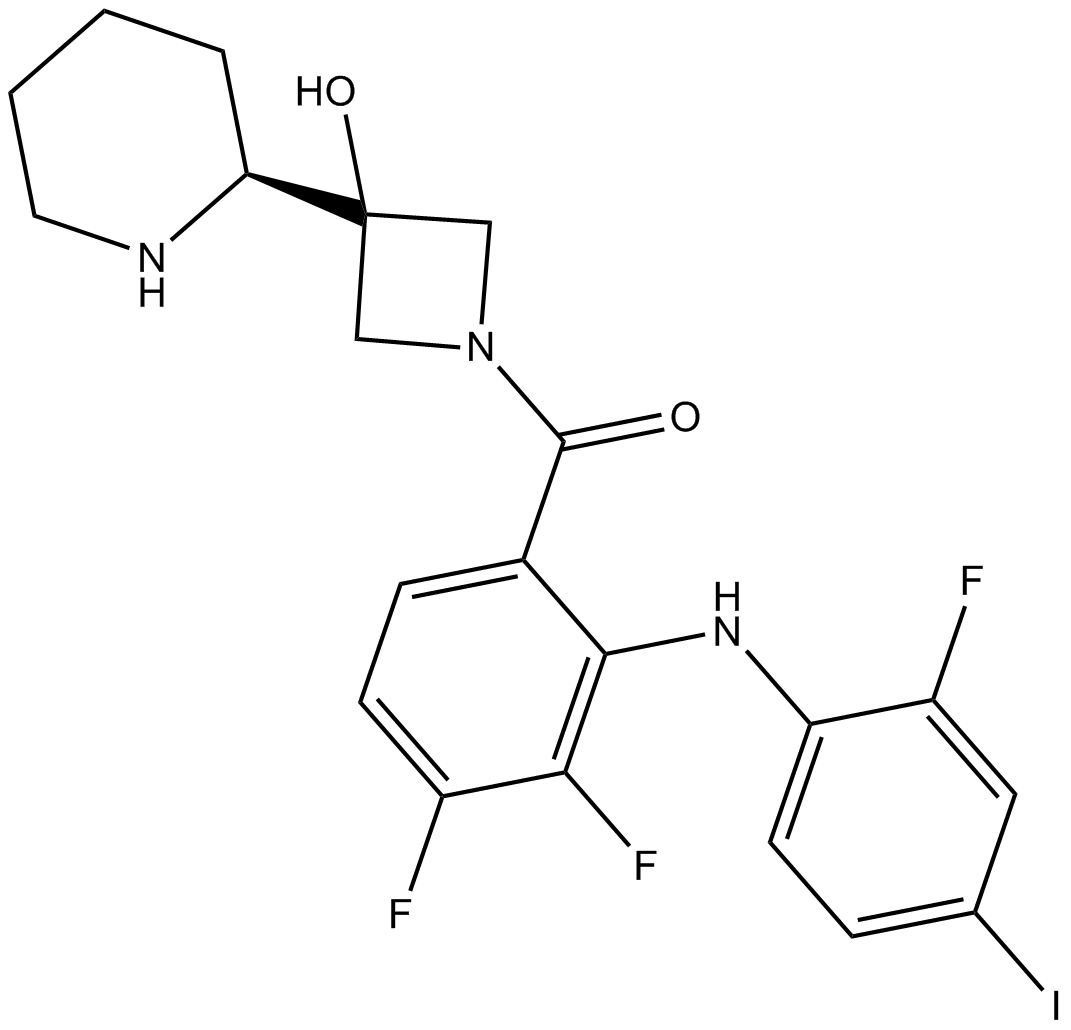 Cobimetinib  Chemical Structure