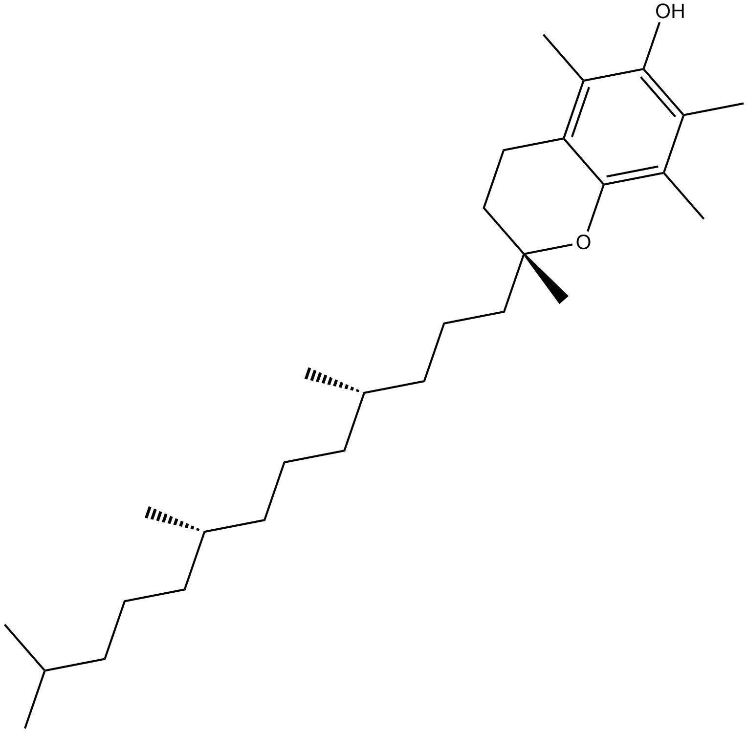 Vitamin E  Chemical Structure