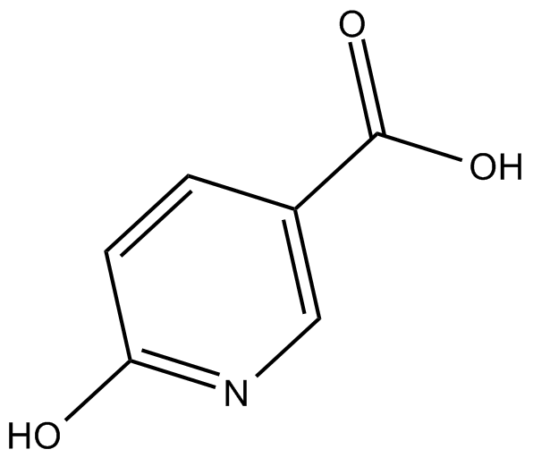 6-Hydroxynicotinic acid 化学構造