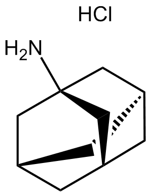 Amantadine HCl 化学構造
