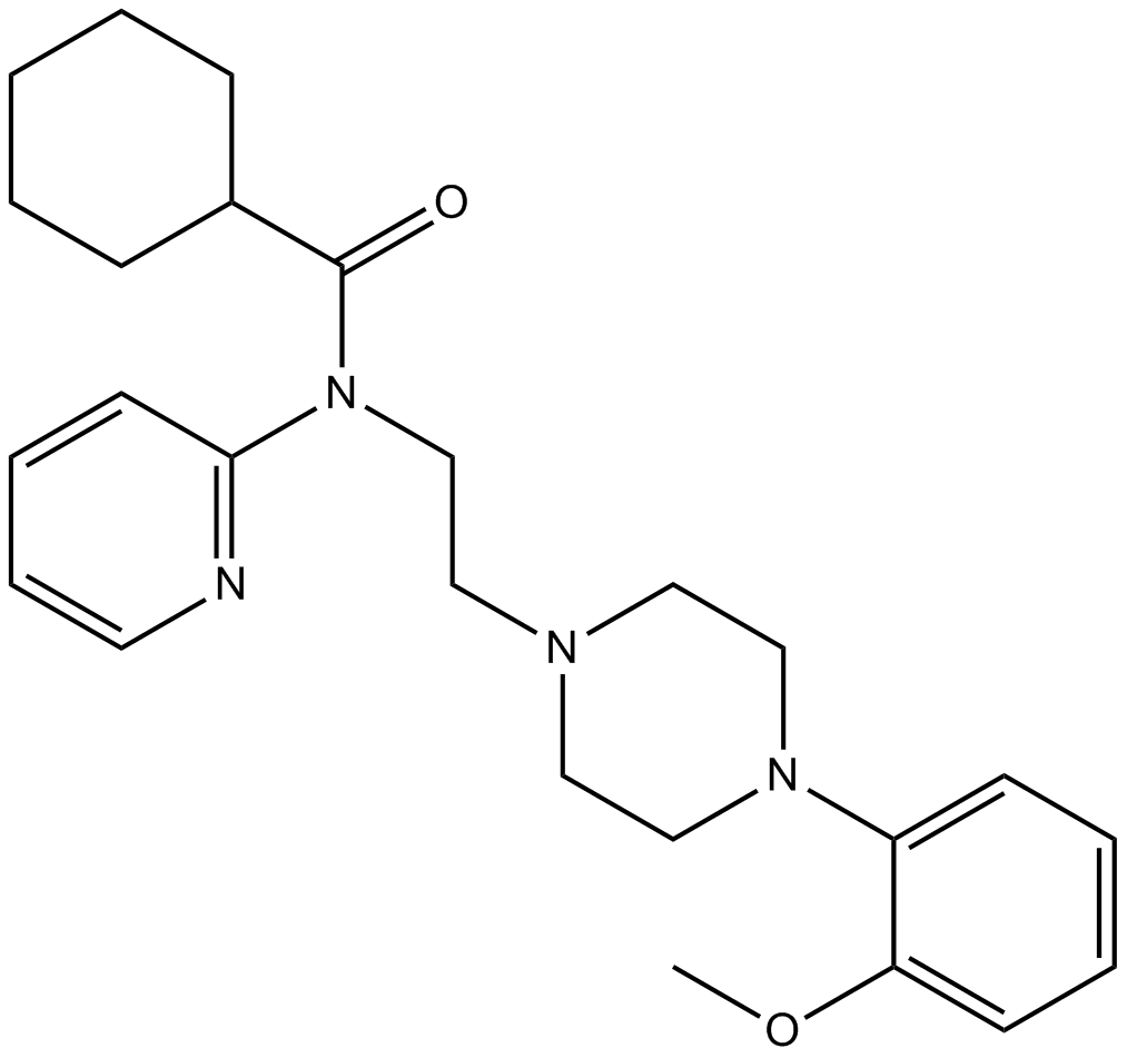 WAY-100635 Chemische Struktur