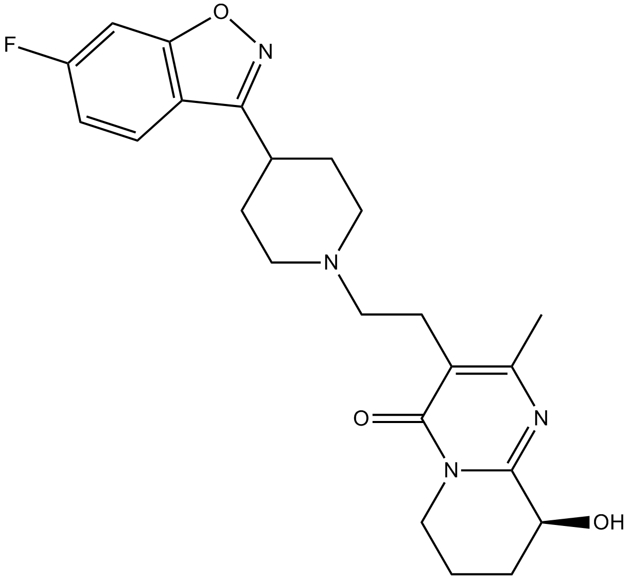 Paliperidone  Chemical Structure