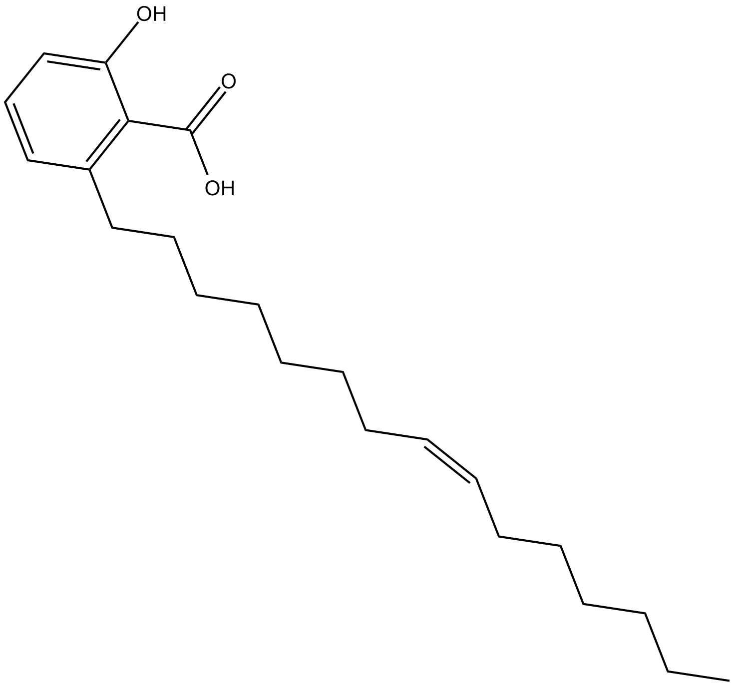 Ginkgolic Acid C15:1 Chemische Struktur