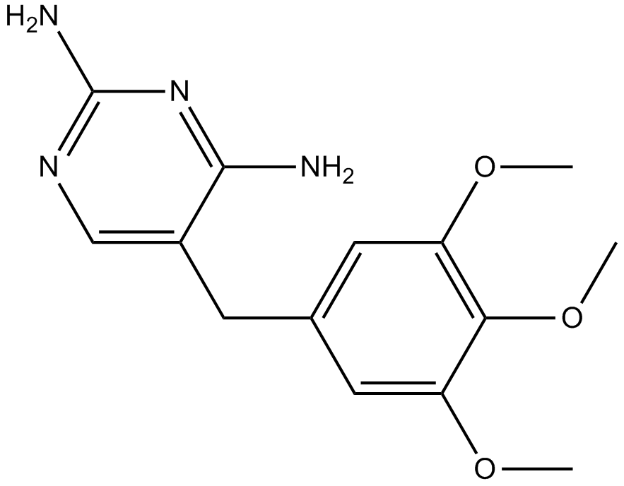 Trimethoprim التركيب الكيميائي