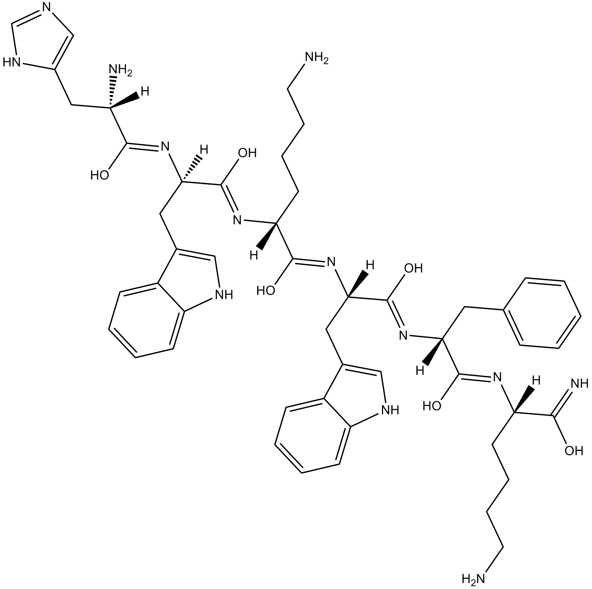 [D-Lys3]-GHRP-6  Chemical Structure