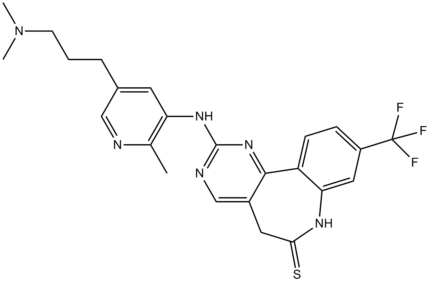MLN0905 化学構造