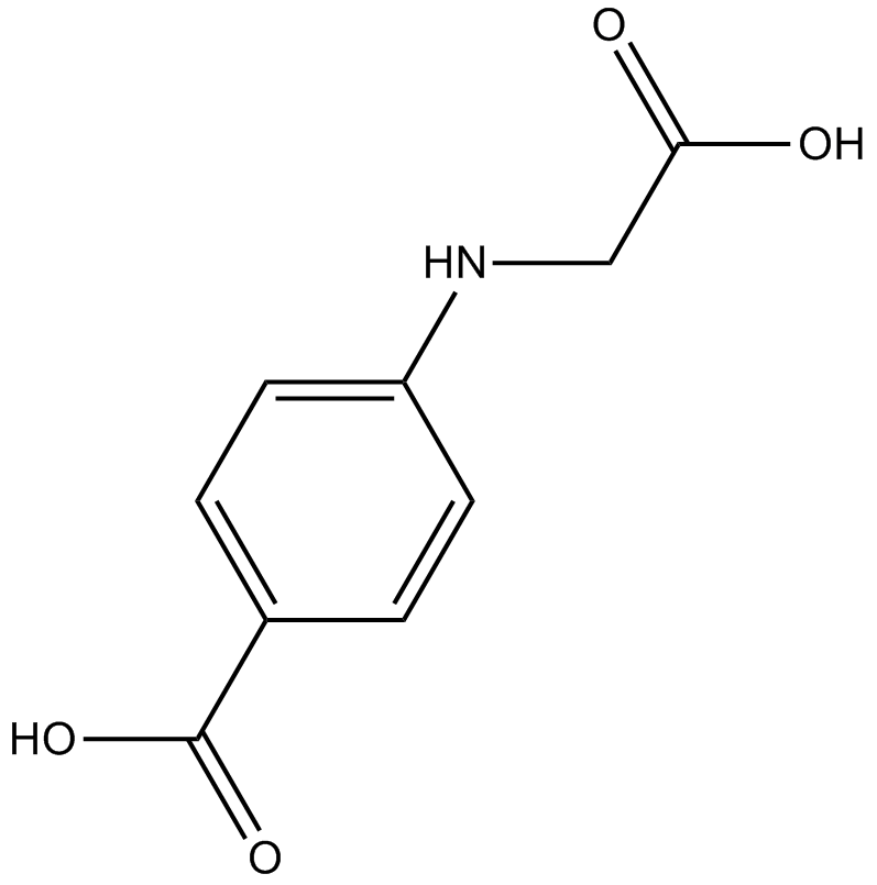 (R)-4-Carboxyphenylglycine 化学構造
