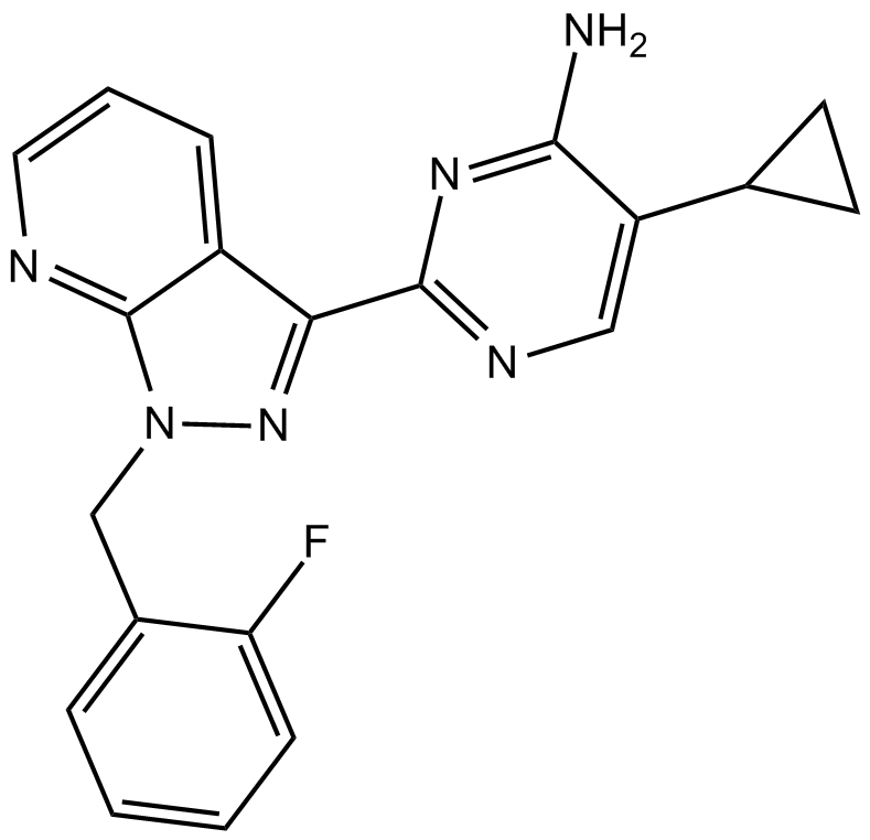 BAY 41-2272 化学構造