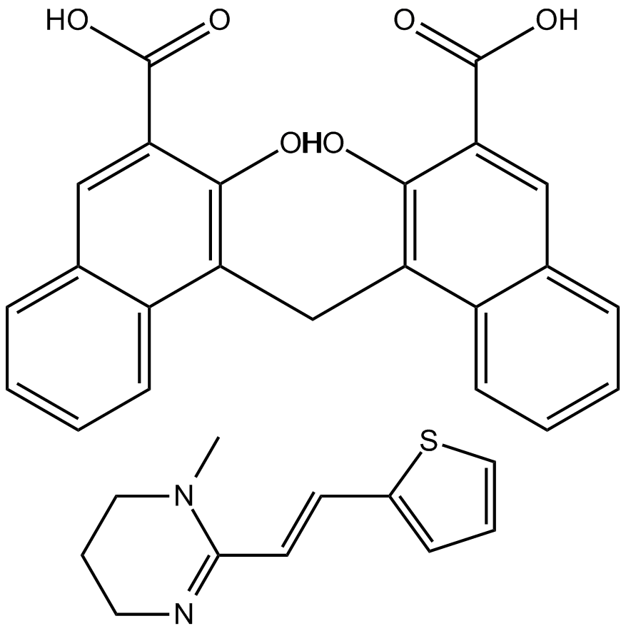 Pyrantel Pamoate Chemische Struktur