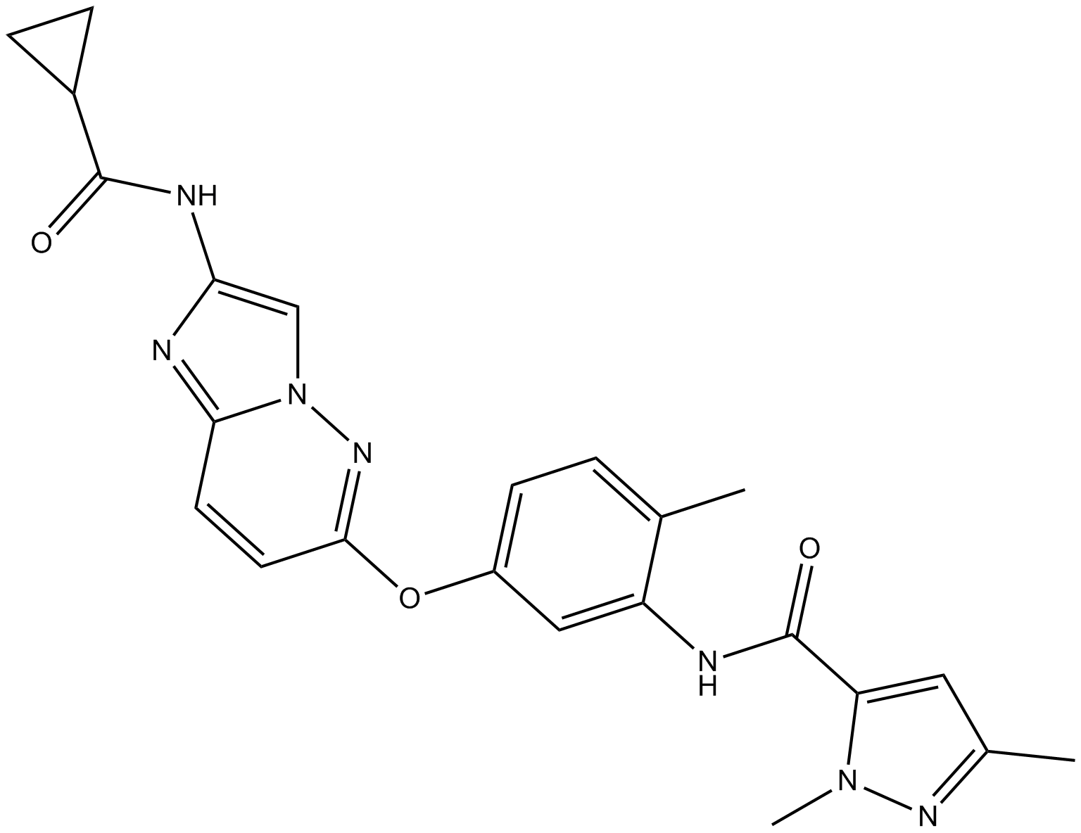 TAK-593 Chemische Struktur
