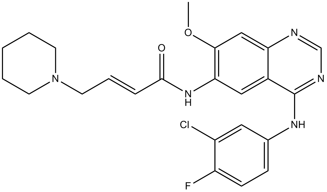 Dacomitinib (PF299804, PF299)  Chemical Structure