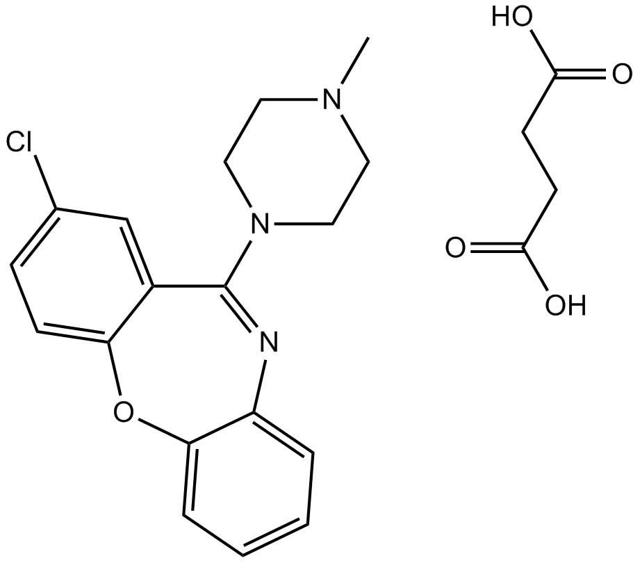 Loxapine Succinate Chemical Structure