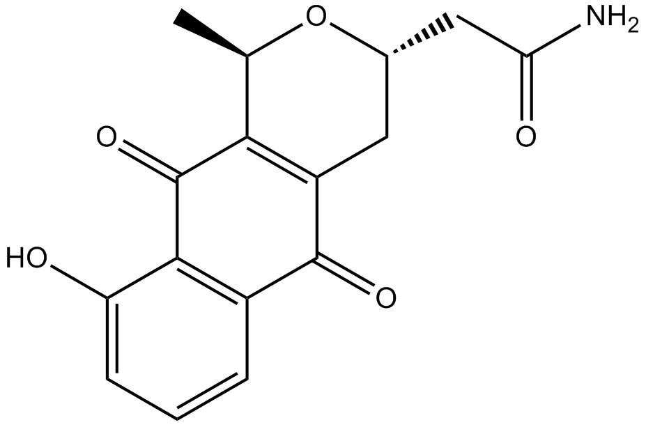 Nanaomycin C 化学構造