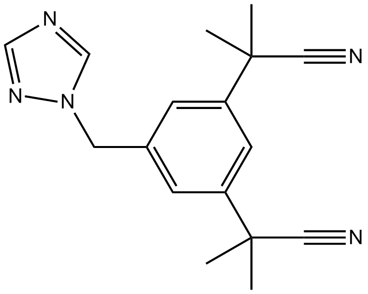 Anastrozole التركيب الكيميائي