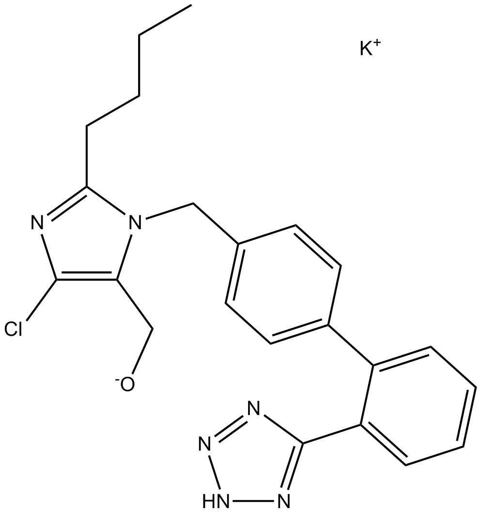 Losartan Potassium (DuP 753) 化学構造