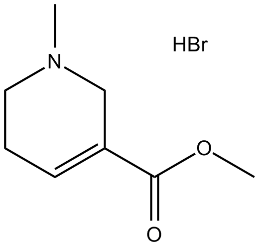 Arecoline hydrobromide 化学構造