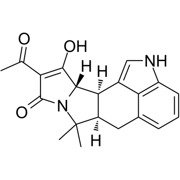 Cyclopiazonic acid Chemische Struktur