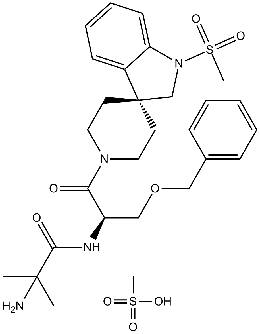 Ibutamoren Mesylate  Chemical Structure