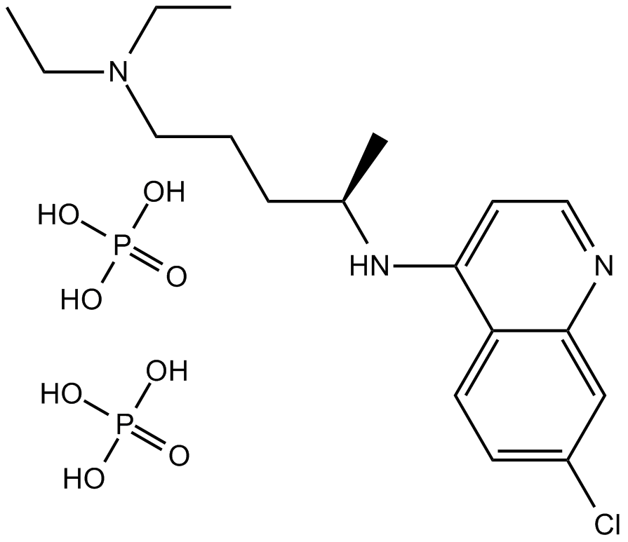 Chloroquine diphosphate 化学構造