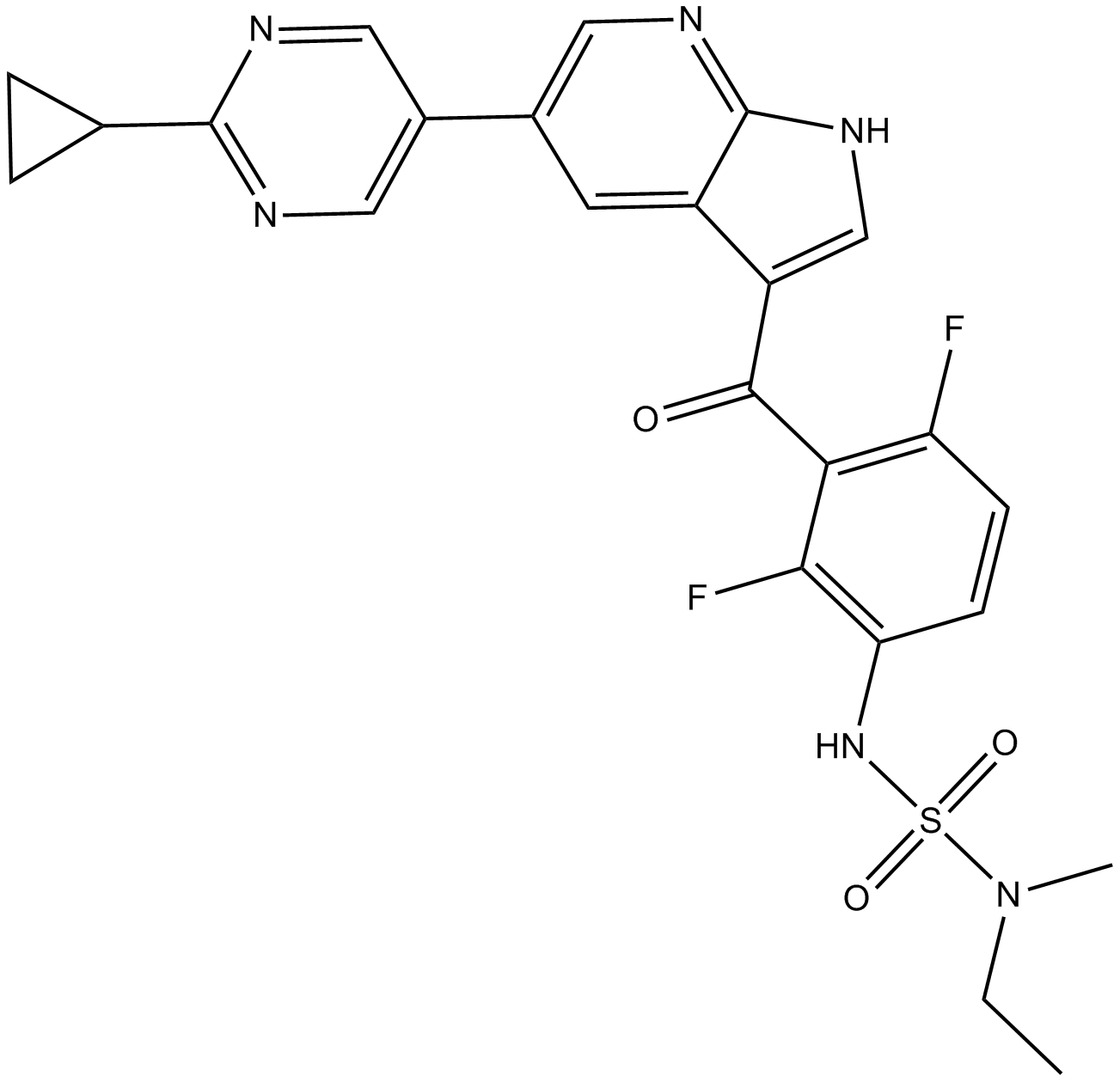 PLX7904 化学構造