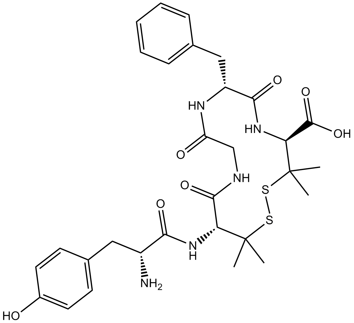 DPDPE Chemische Struktur