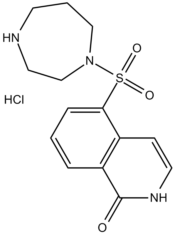 Hydroxyfasudil hydrochloride  Chemical Structure