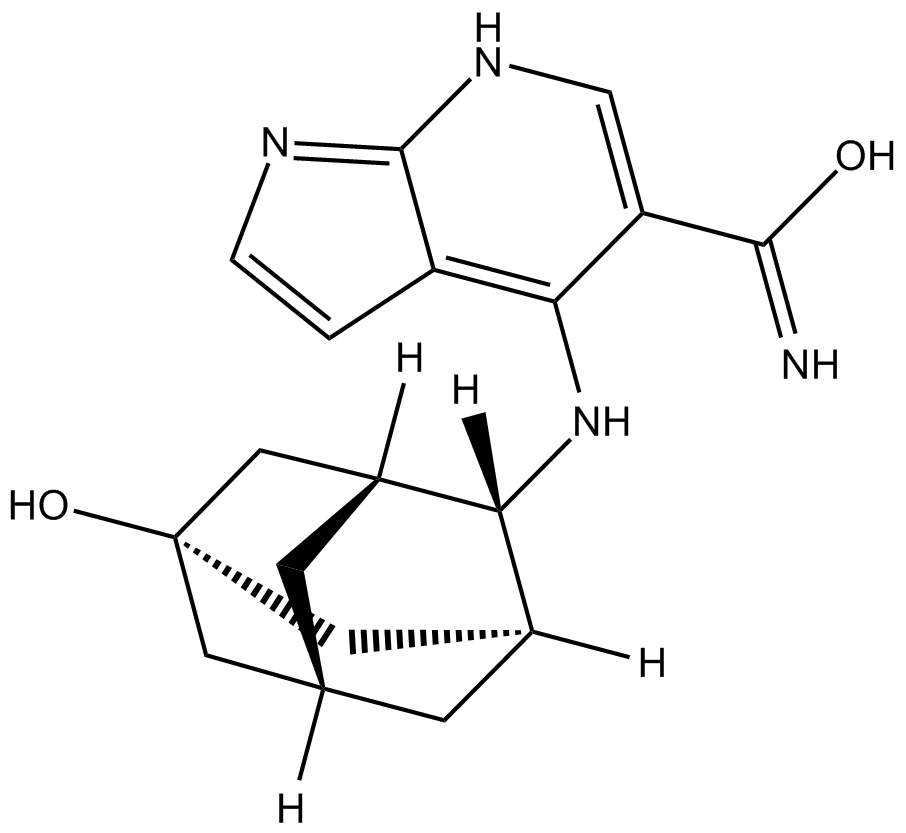 Peficitinb (ASP015K, JNJ-54781532) التركيب الكيميائي
