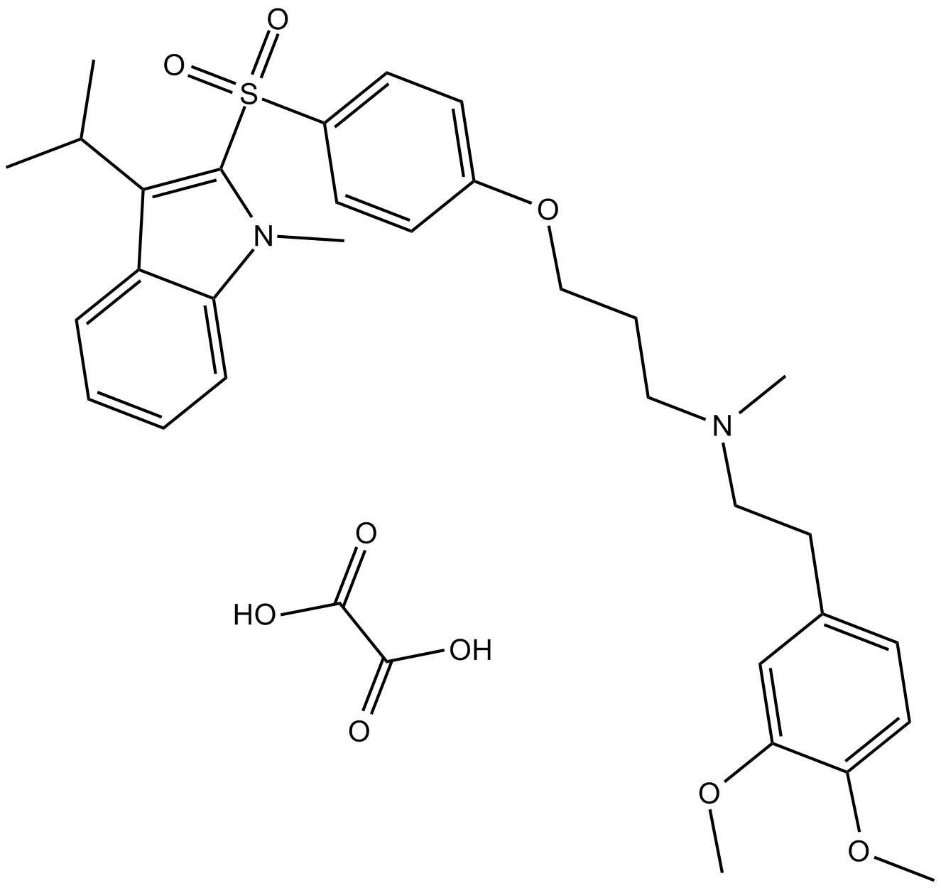 SR 33805 oxalate  Chemical Structure