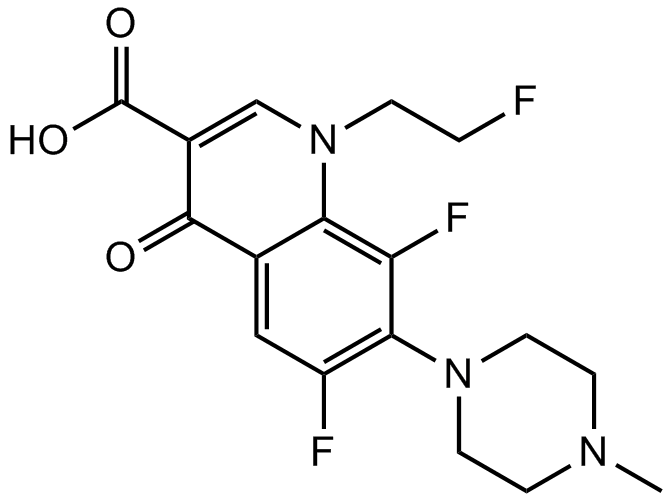 Fleroxacin Chemische Struktur