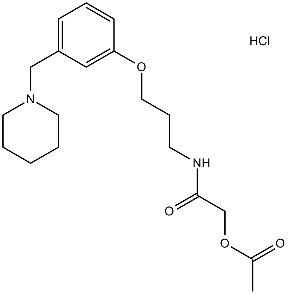 Roxatidine Acetate HCl 化学構造