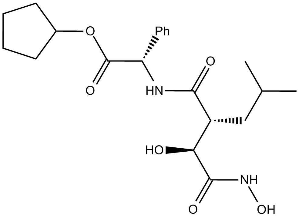 Tosedostat (CHR2797) 化学構造